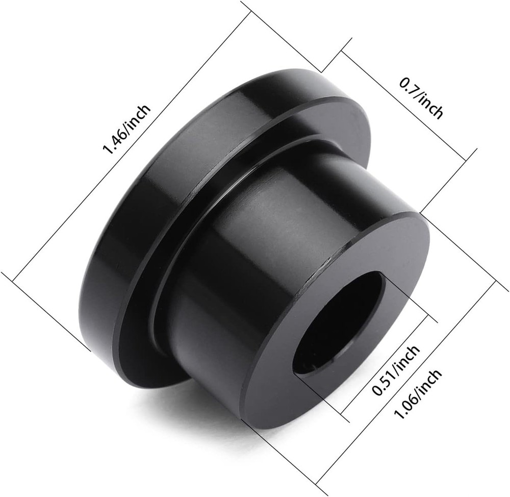 Solid Billet Handlebar Riser Bushings For Harley Davidson Softail Dyna Sportster
