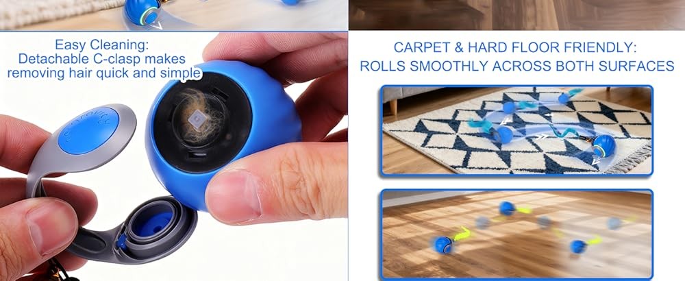 Interactive Cat Toy Ball - Automatic Interactive Cat Toys for