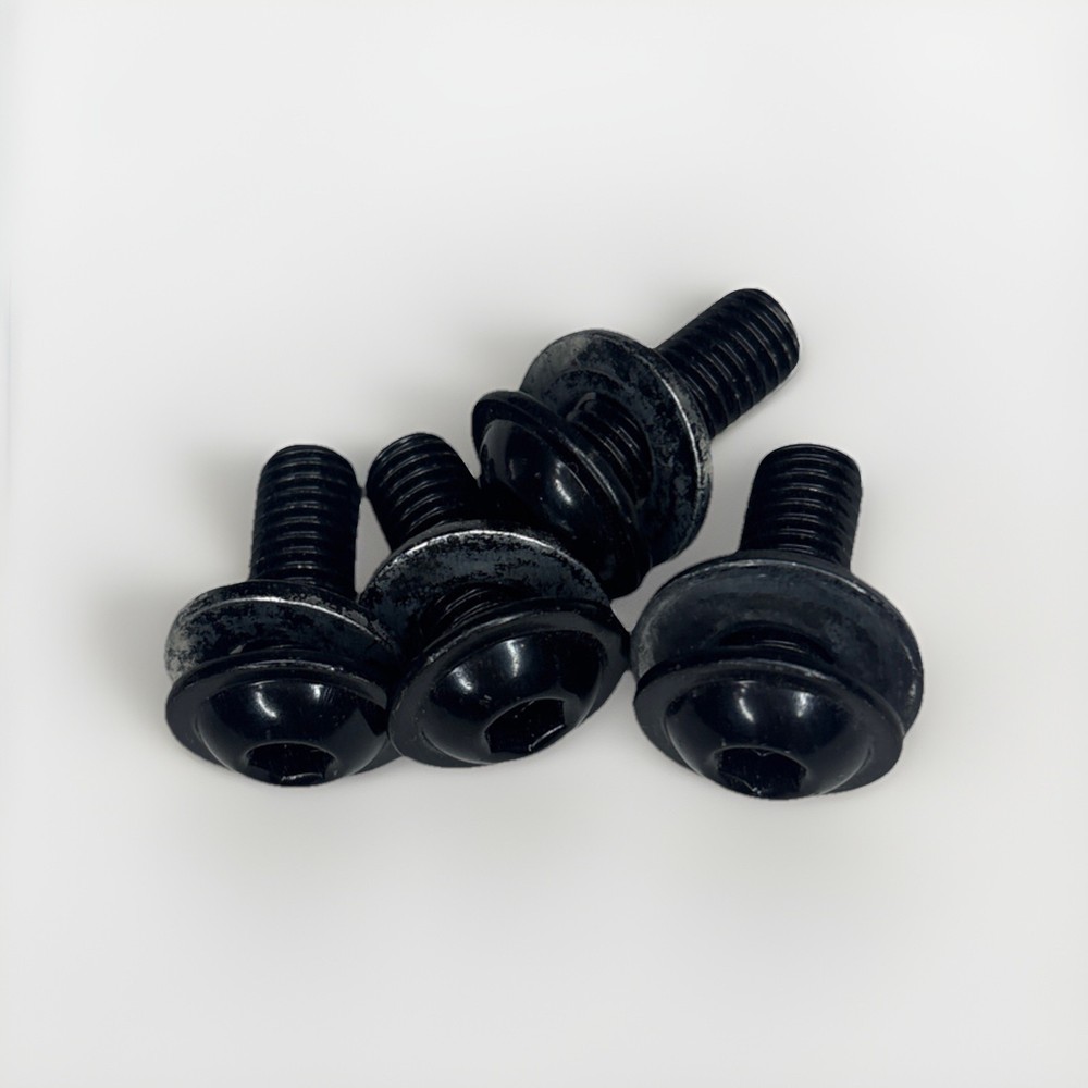 Hoveround Teknique XHD Front Anti-Tip Wheels & Footrest Mounting Brackets, Pair