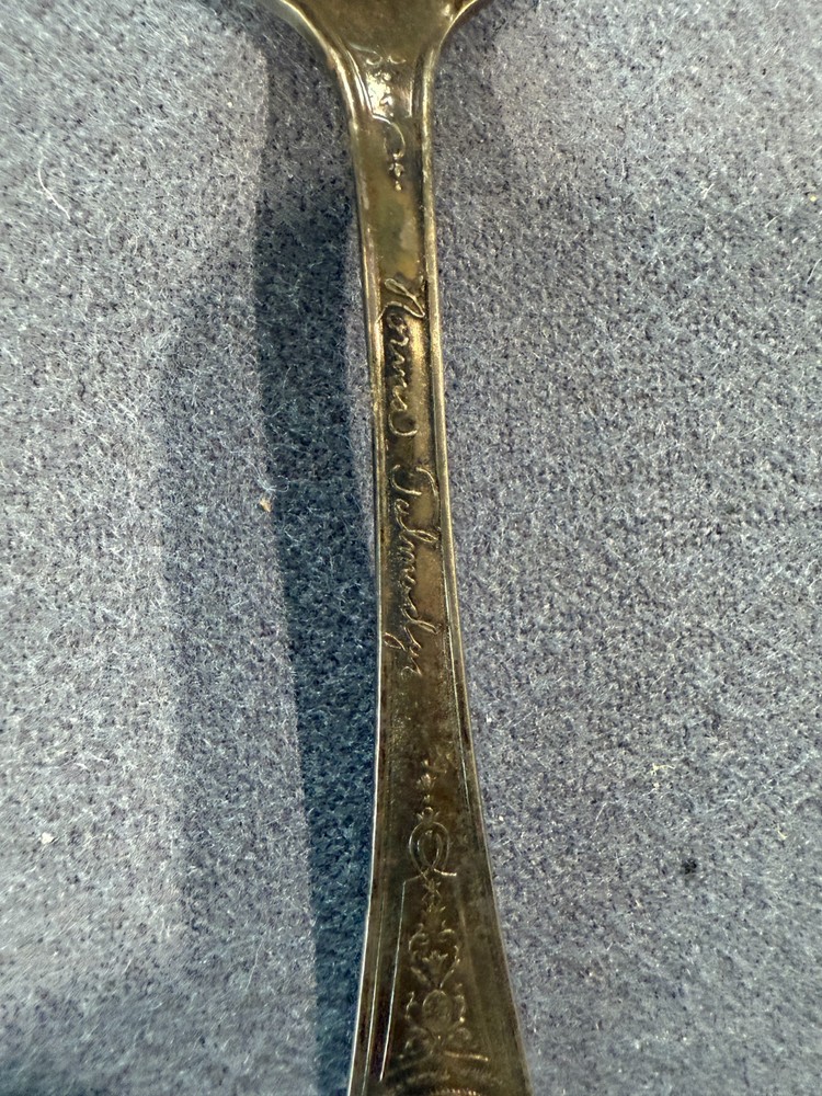 Oneida Silent Movie Star Signature 6" Tea Spoons Par Plate 1920s Era LOT of 7