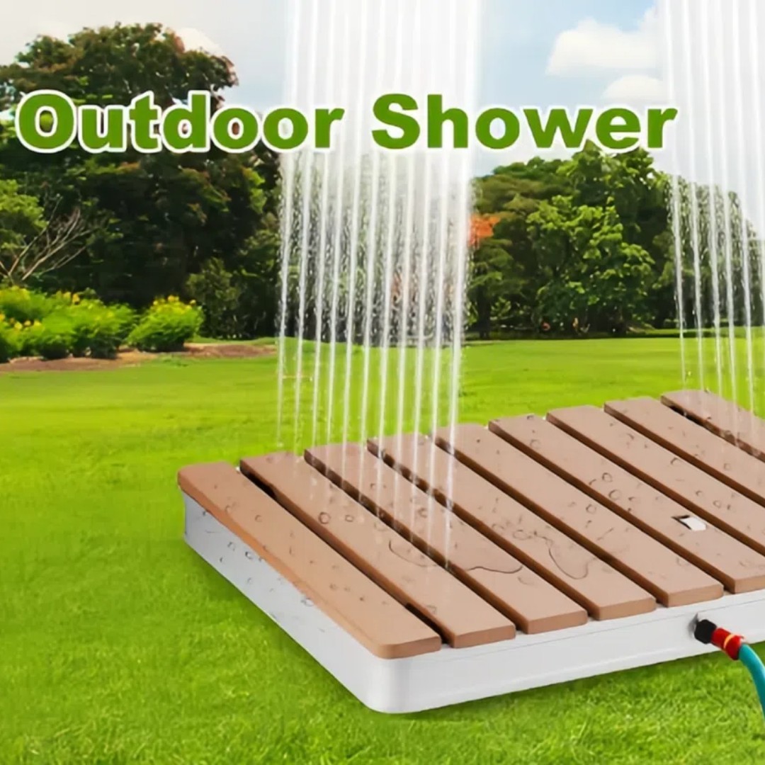 Outdoor shower pool garden shower with casters portable camping shower outdoor