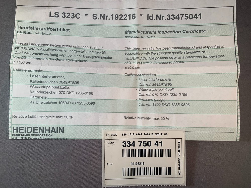 Heidenhain linear encoder LS 323C