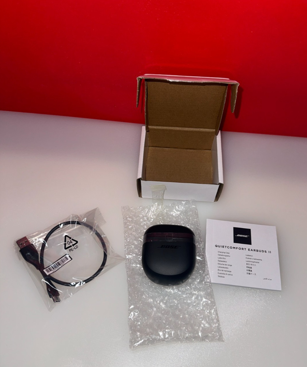 NEW BOSE Charging Case only for - Quiet Comfort II & QC Ultra - Black