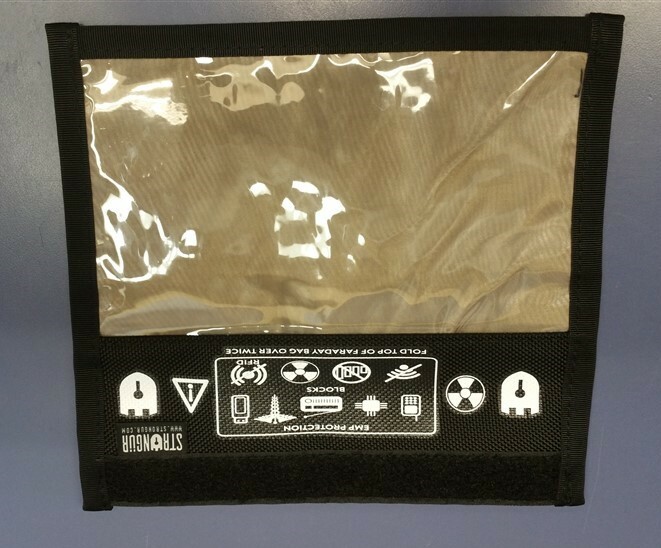 SMALL Strongur EMP Protection Faraday Bag RFID Signal Blocker - 8" x 8-1/2" NEW