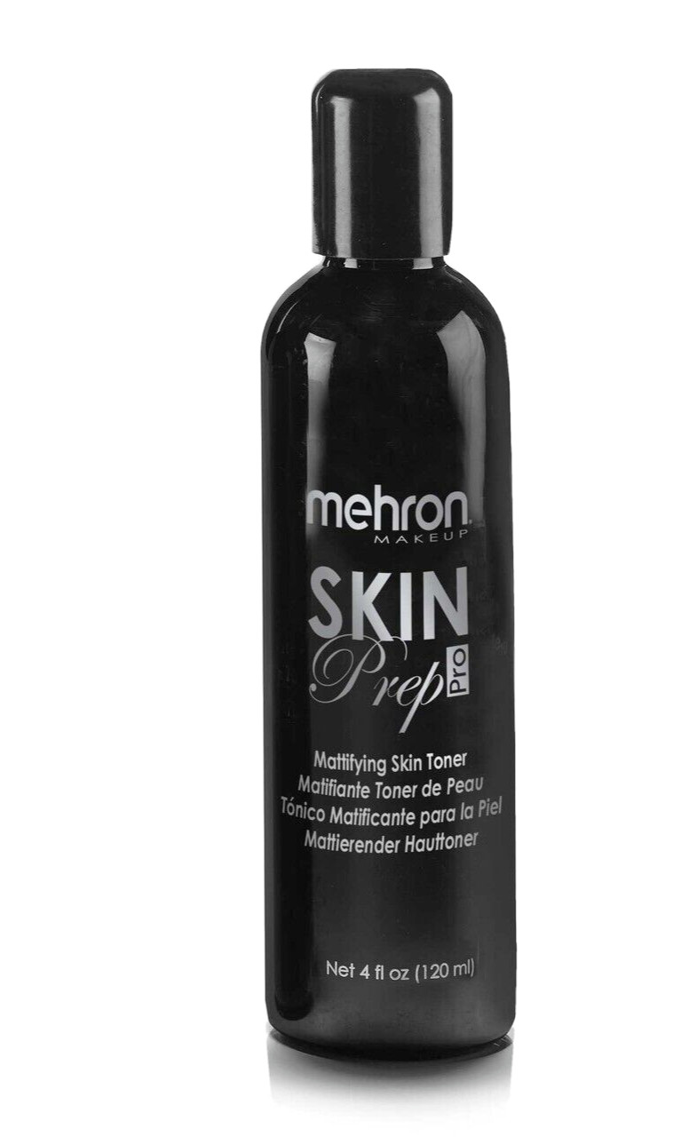 Mehron Skin Prep Pro Primer No Sweat Pre-Makeup Skin Toner Moisture Barrier- NEW