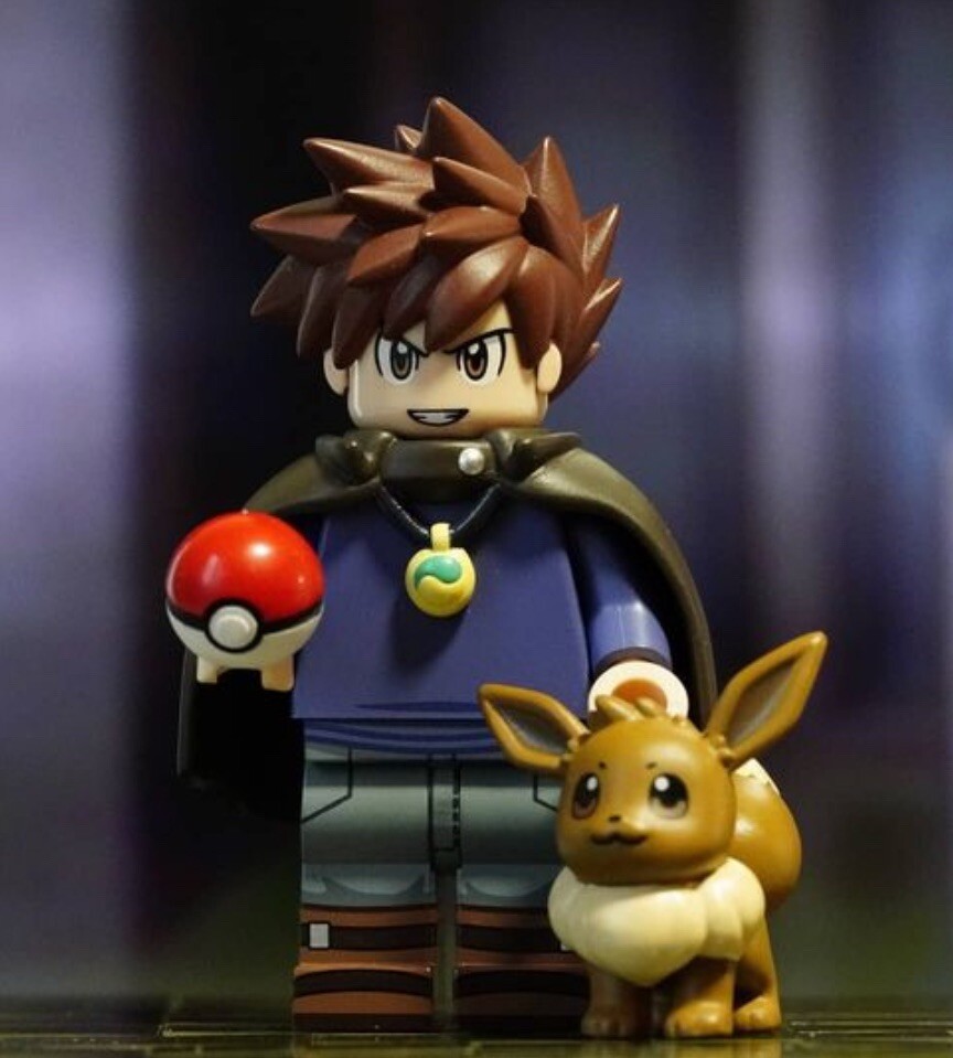 Soulink Pokémon Blue Custom Minifigure