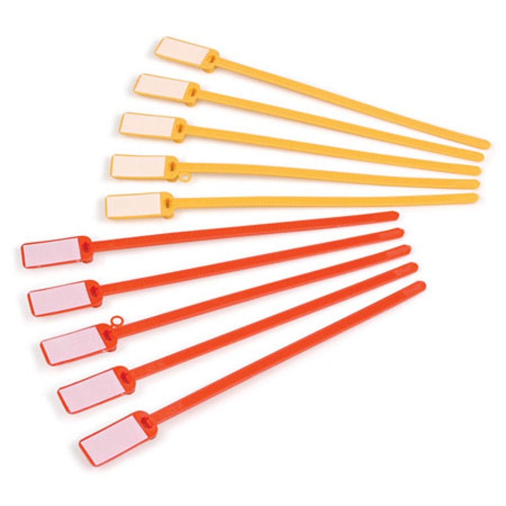 Safariland 6" Small Red Evidence Tags, 100 Pack