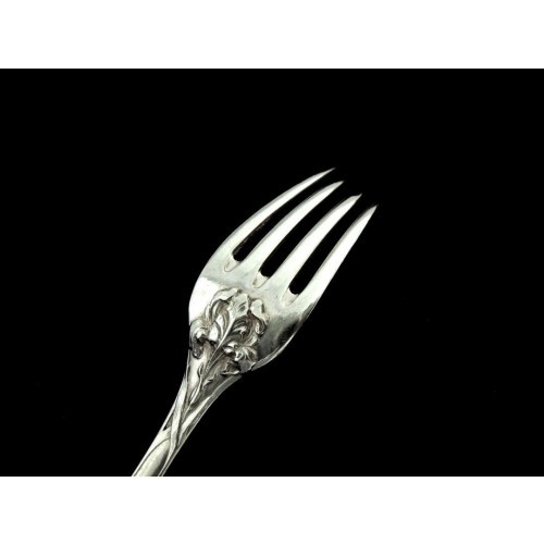 Puy Fork Silver Fork Iris Pure Silver 950