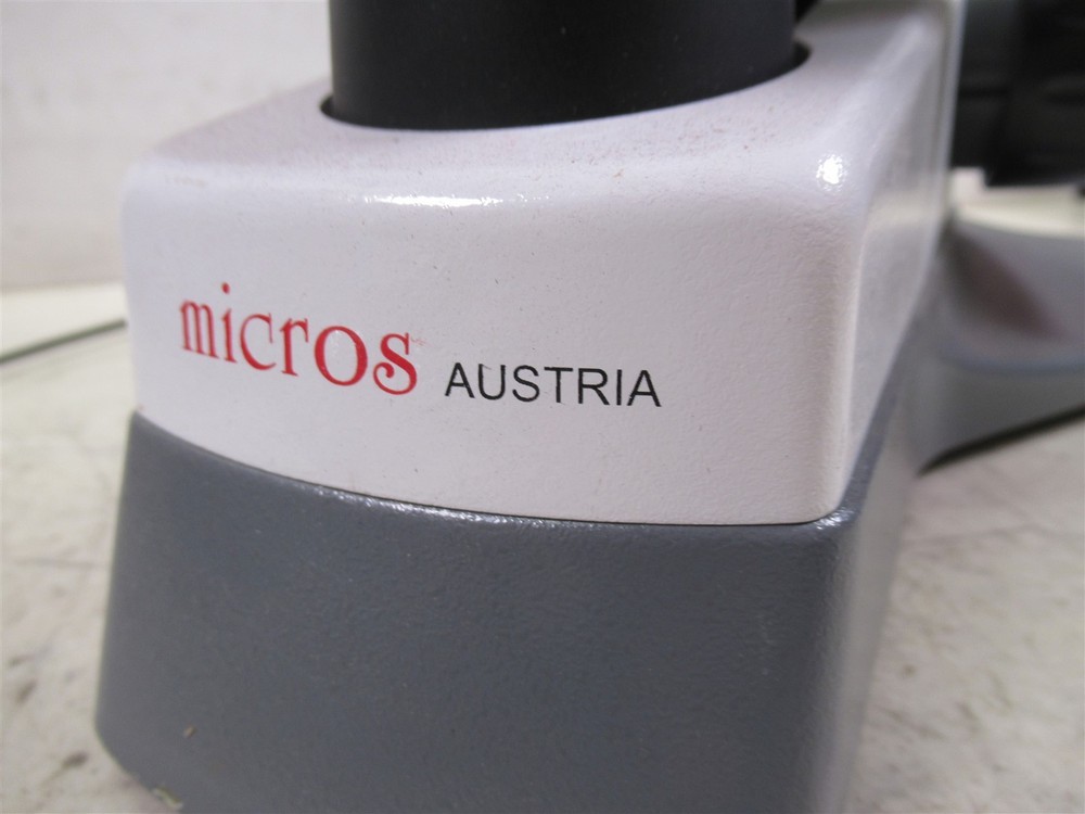 Micros MC100LED Laboratory Microscope Base Unit with Mechanical Stage XY Axis
