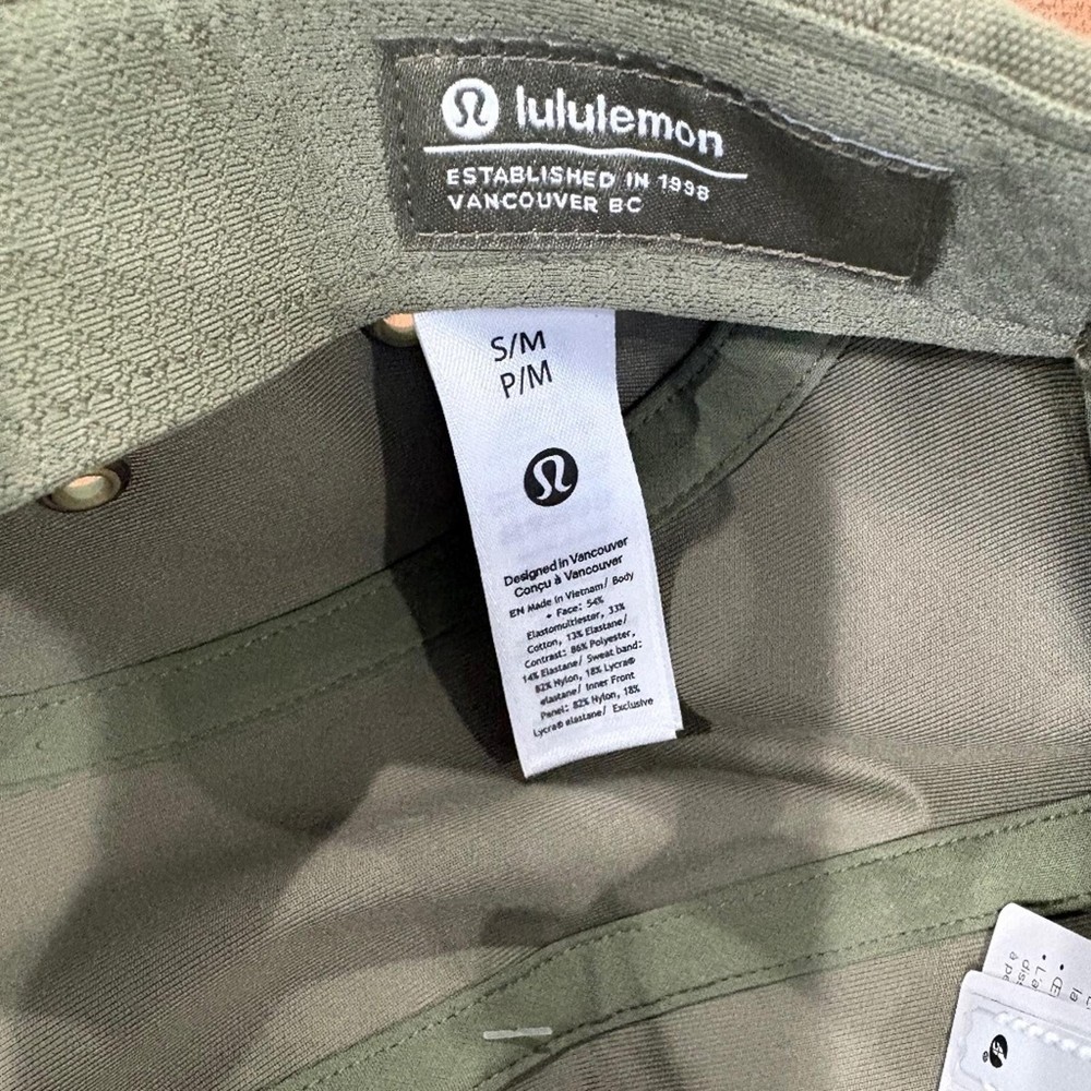 Lululemon Five panel hat Bay Leaf S/M