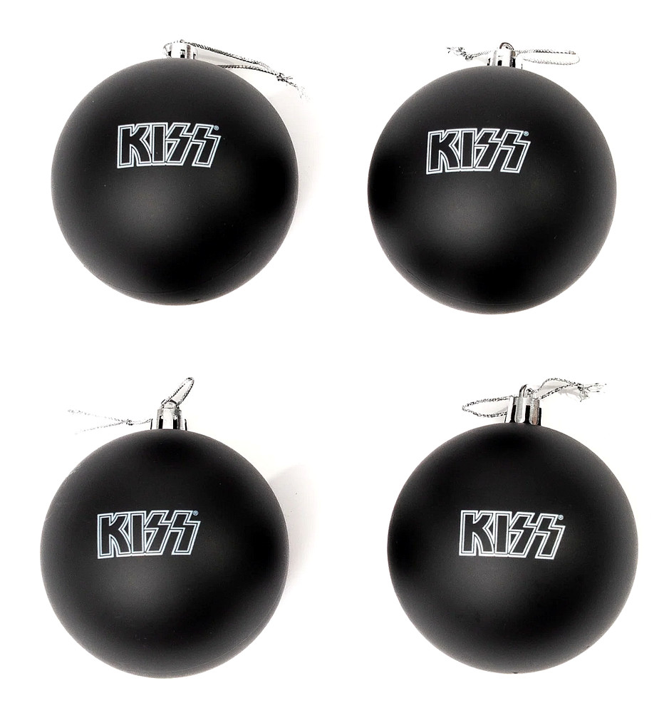 KISS Ornament Box Set - 4 ornaments Solo Albums artwork NEW Ace Peter Gene Paul