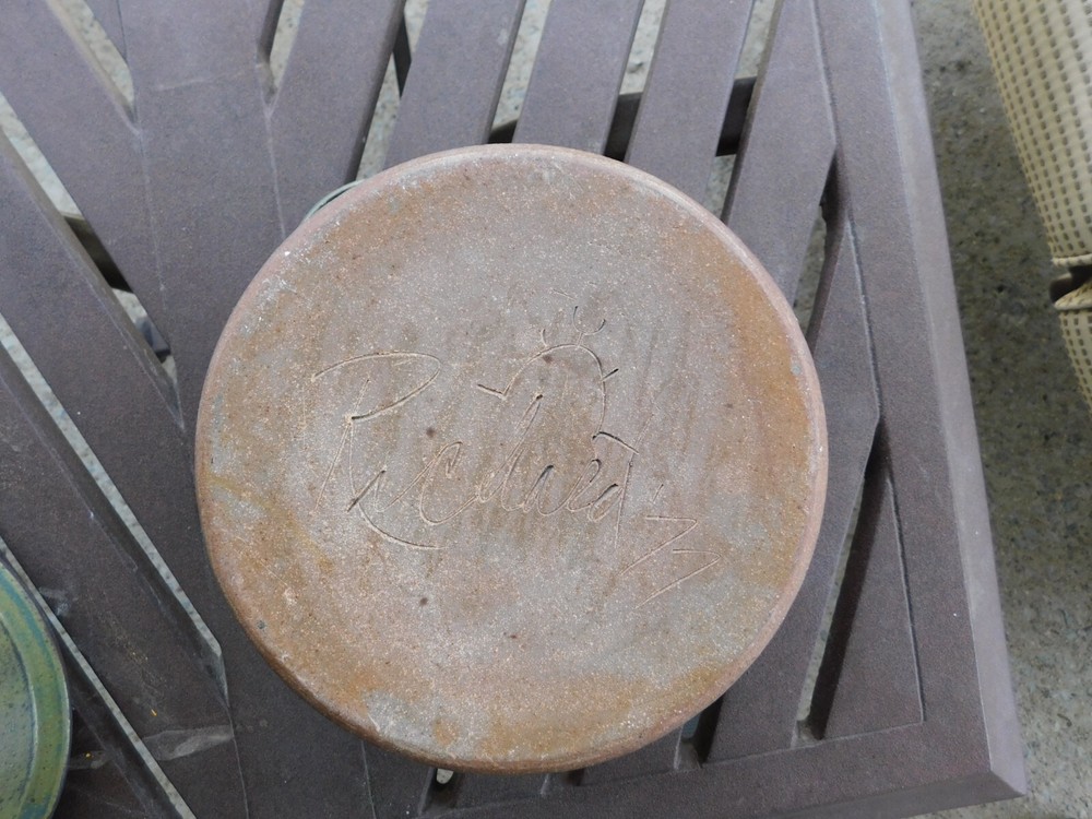 HandMade Clay Pot Signed by Artist Richard