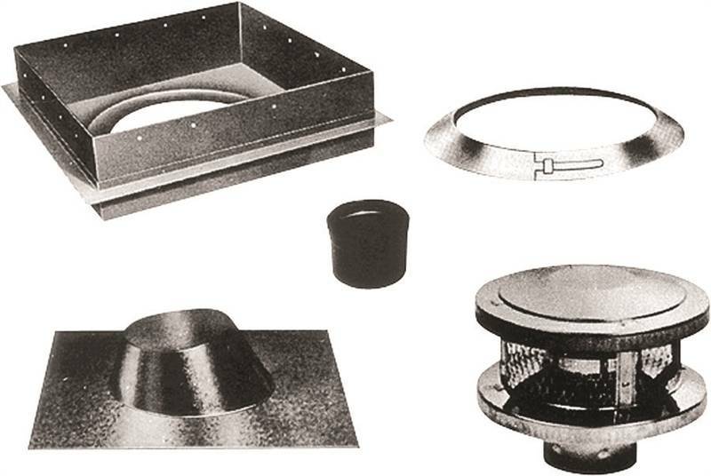 NEW AMERI-TEC  8HS-RKS 8" INSULATED CHIMNEY STOVE PIPE INSTALLATION KIT 6185607
