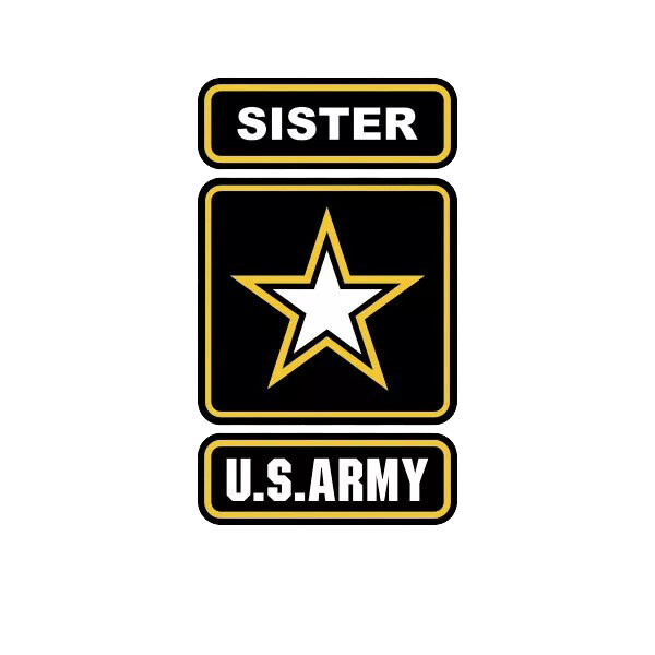 Military Sister Sticker Decal