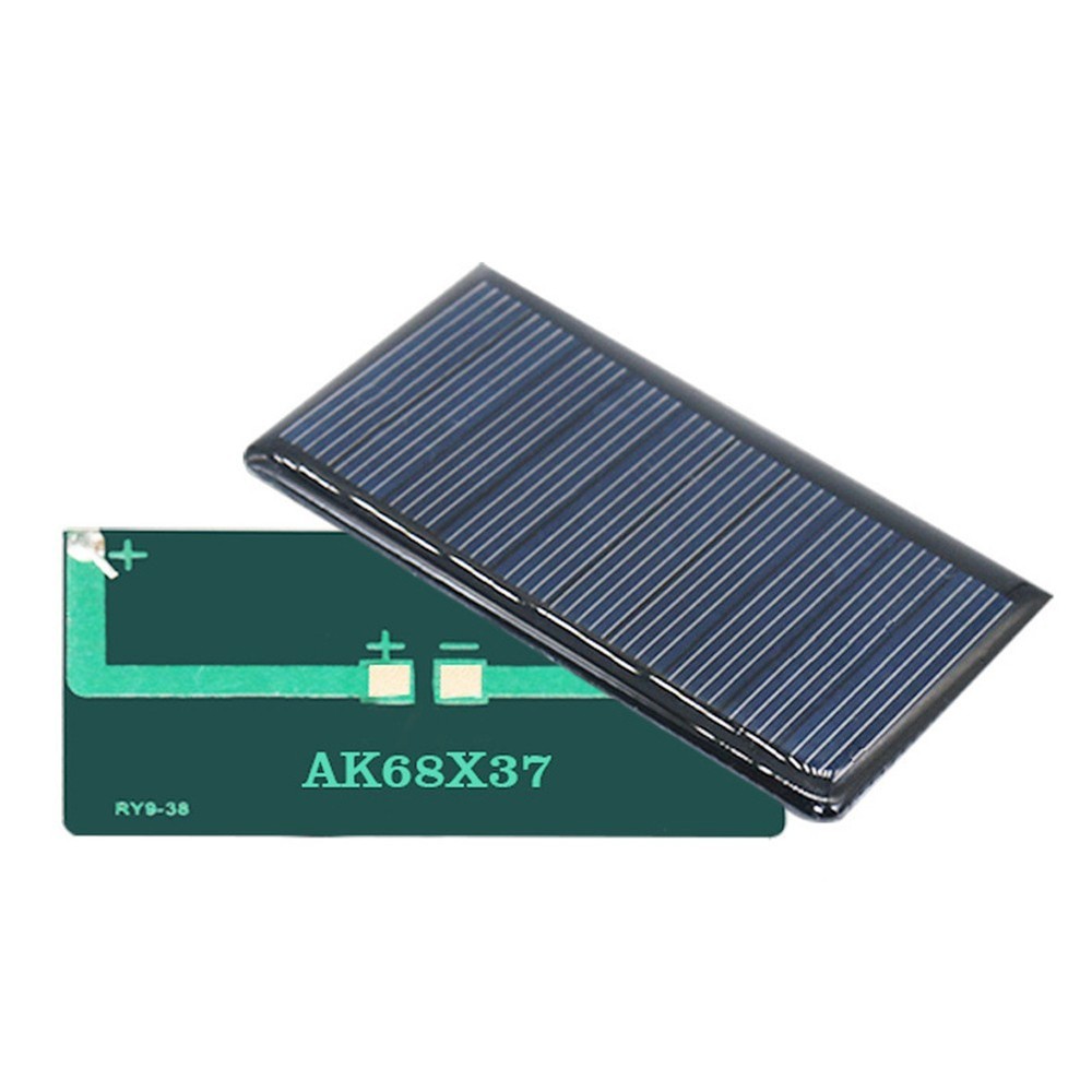 10 Pack Small 5 Volt 60 Milliamp Solar Panels for Solar Powered Models