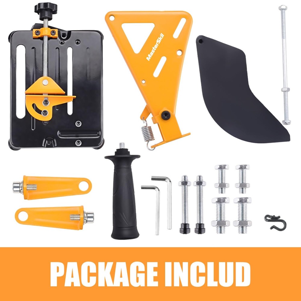 Adjustable Angle Grinder Stand with 45° Clamp & High-Strength Spring, Heavy-D...