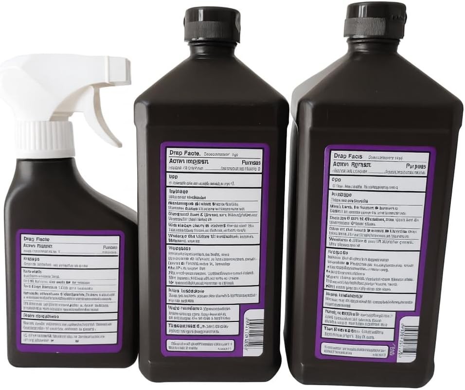 Hydrogen Peroxide Topical Solution Antiseptic 8 Fl Oz Spray+ 2 -32 Fl Oz Bottles