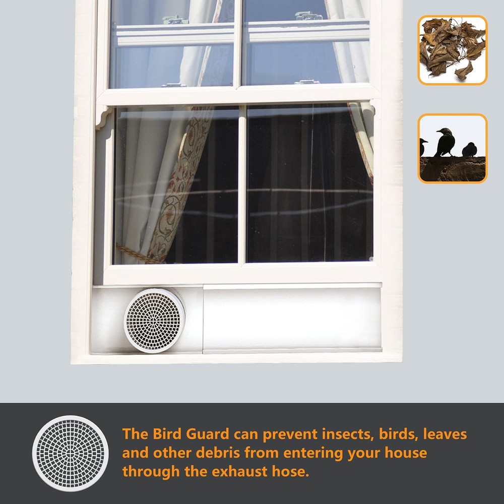 Portable Conditioner Window Seal Plates Kit, Vertical AC Window Unit, Adjusta...
