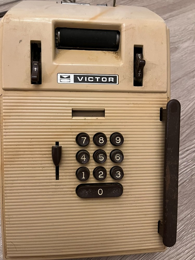 10 KEY ADDING MACHINE Victor EXCELLENT CONDITION Comtometer Untested VINTAGE