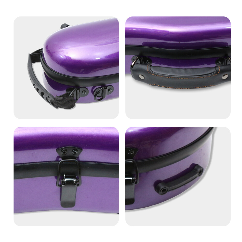 4/4 Violin Case Hard Shell With BackStraps，Handle Lightweight Waterproof