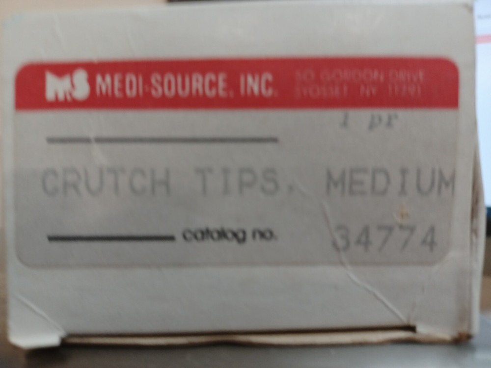 Crutch Tips, MEDIUM, Medi-Source #34774