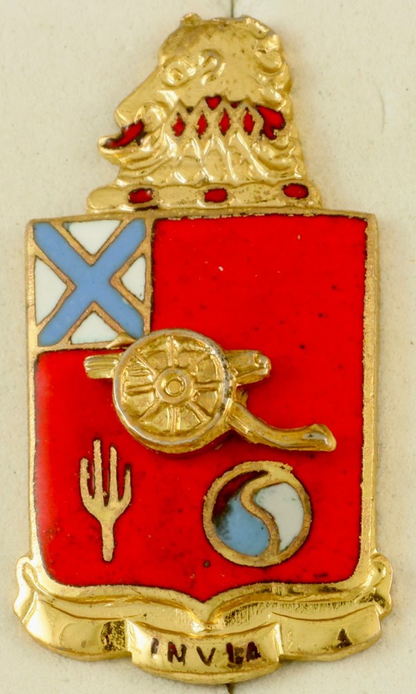 50th Armor Crest DI/DUI Pinback