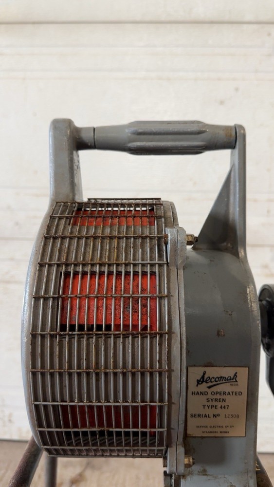 Vintage Secomak 447 Raid Siren