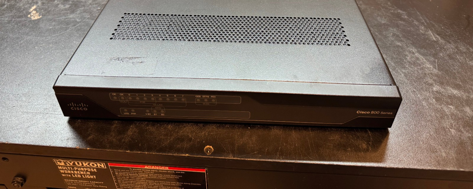 Cisco 800 Series C891F Gig Ethernet Integrated Services Router ISDN BRI 56kModem