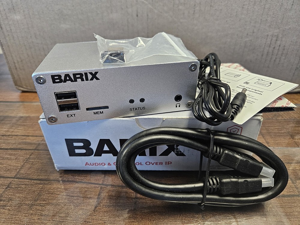 Barix BaViDi Video Display Controller Device Hdmi MPV500 Exstreamer Broadcasting