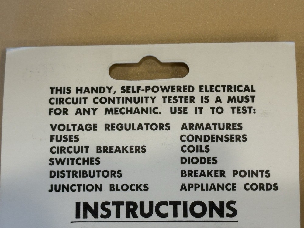 Tool Aid Corp - 22700 Continuity Tester, Self Powered