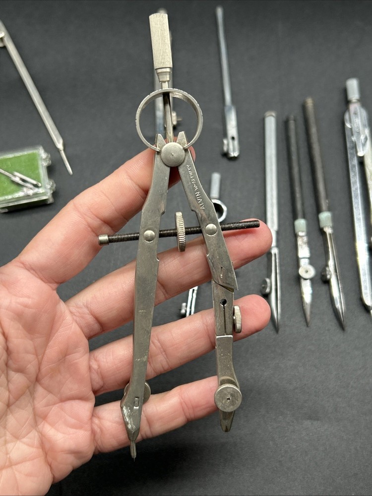 VTG Compass Lot Drafting Tools Germany West Germany Engineering