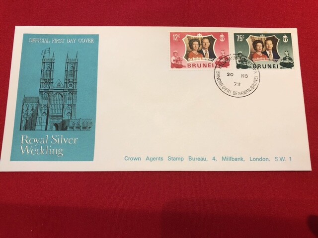 1972 Brunei 1 x FDC