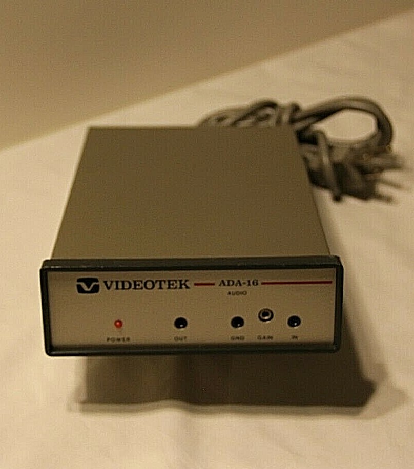 Videotek ADA-16 Audio Distribution Amplifier's