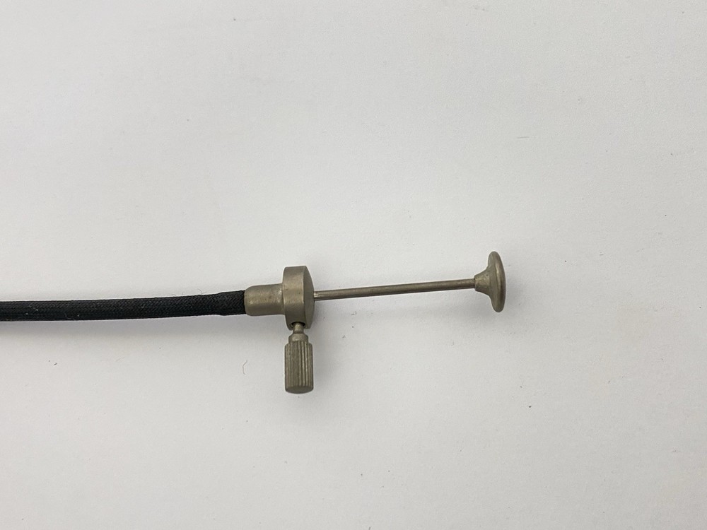 VINTAGE PRONTOR 40" SCREW LOCKING CLOTH CLAD SHUTTER RELEASE CABLE *WORKING*