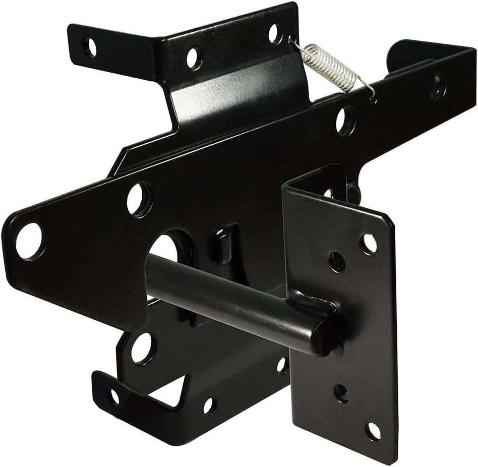 Self-Locking Heavy Duty Gate Latch for Secure Pool & Yard | Easy Install
