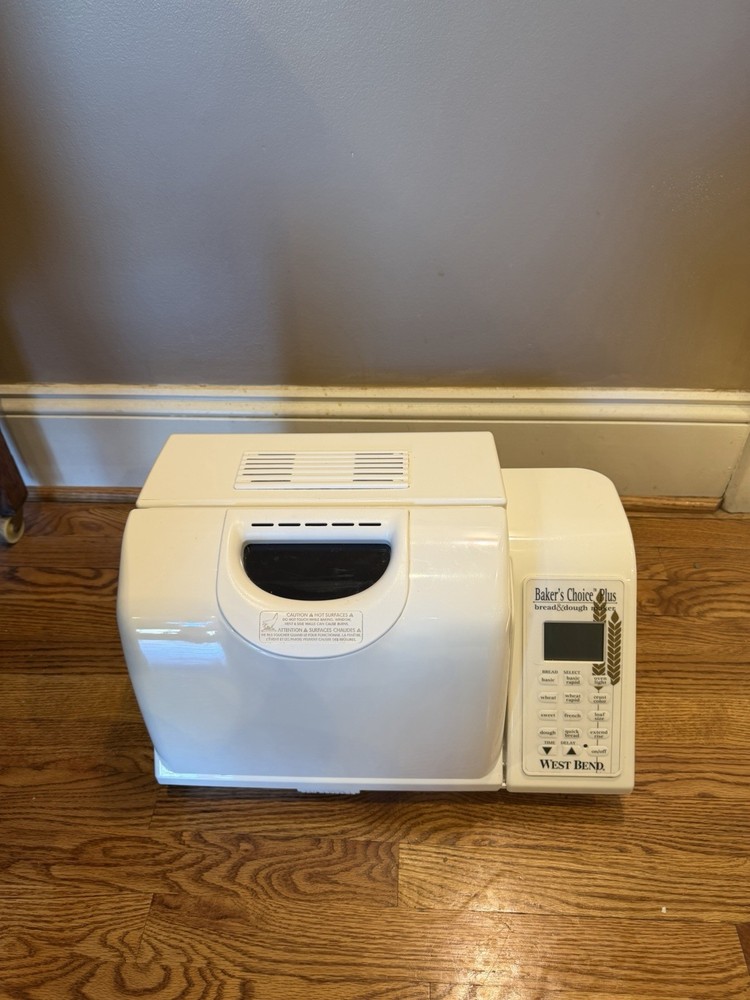 West Bend 41099 Baker’s Choice Plus Automatic Bread And Dough Maker 825 Watts