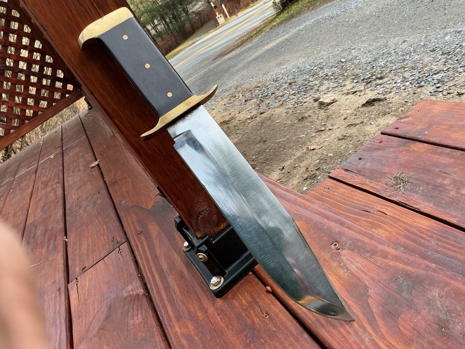 Vintage Antique Bowie knife rosewood handle custom USA