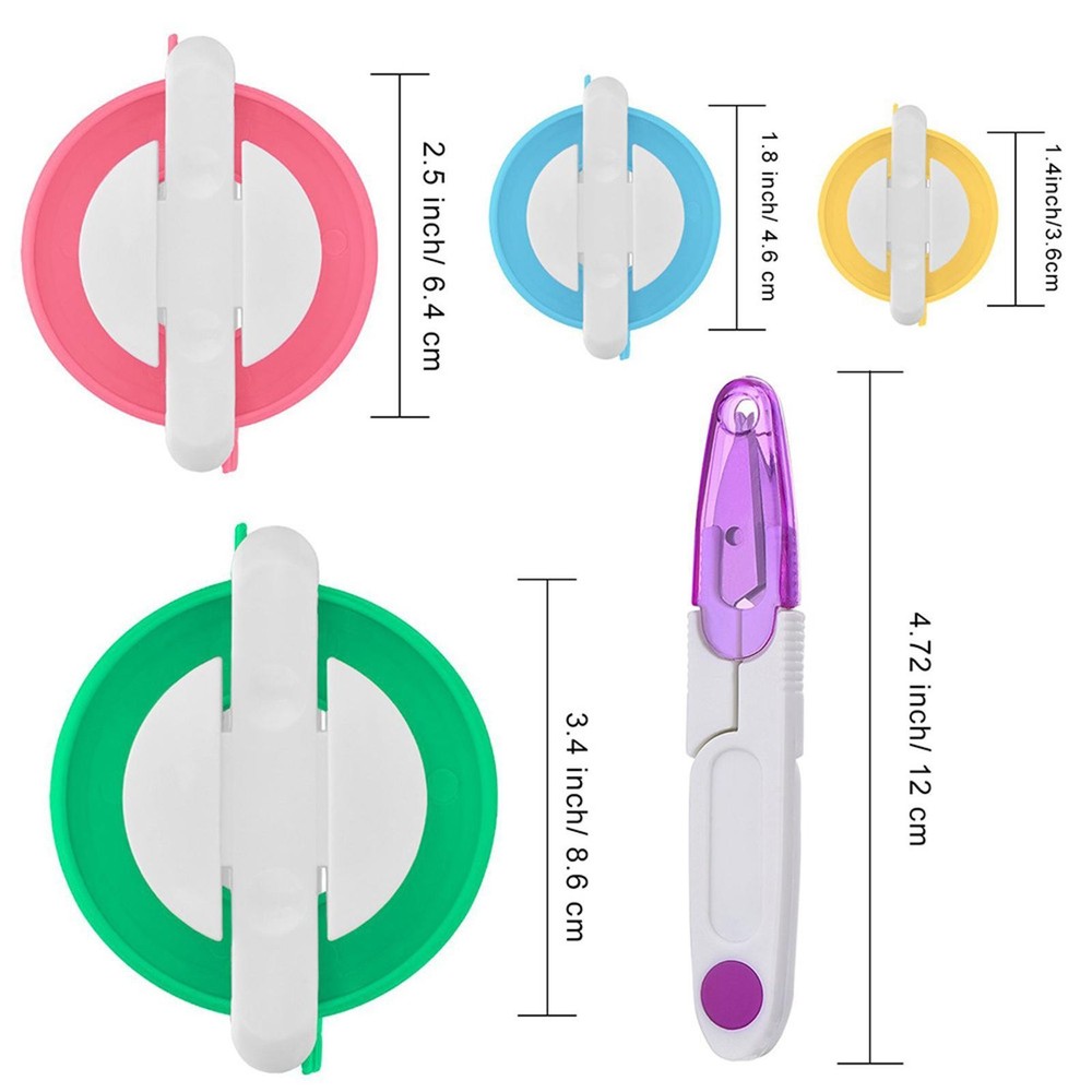 4 Sizes Maker Fluff Ball Tool Kit Wool