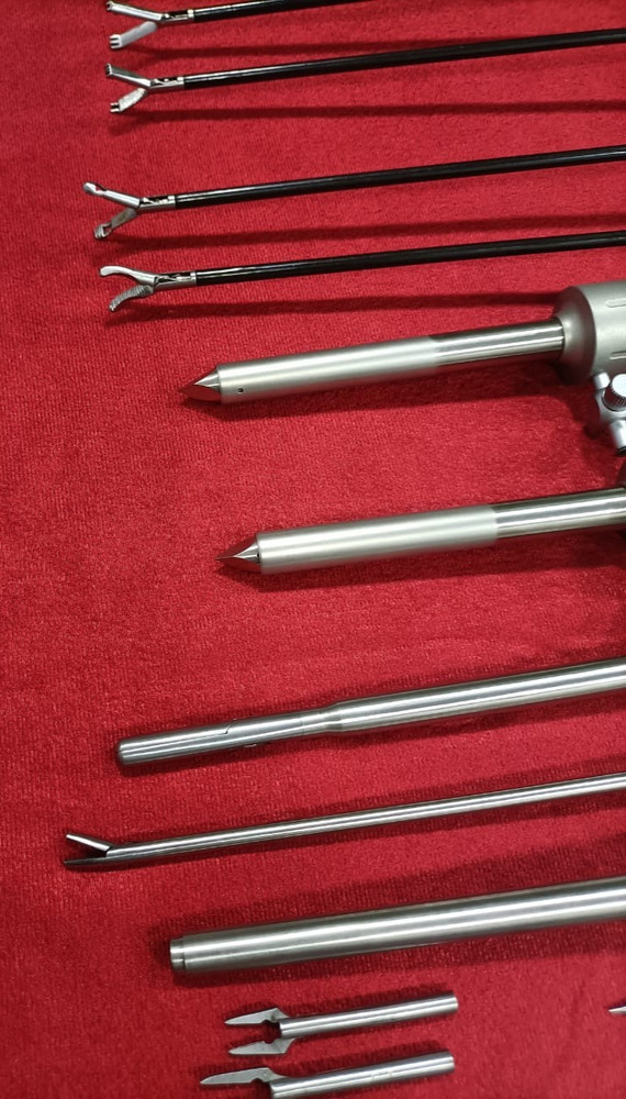 21pc - Laparoscopic Surgery Set SS High Quality Reusable Instruments