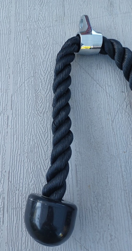 V-shape Pull Bar Press Down Handle Tricep Rope Cable Attachment Fitness Workout