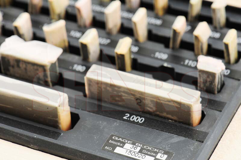 Grade AS-0 .050 to 4.000" 36 PCS Rectangular Gage Block Set NIST CERTIFICATE M}