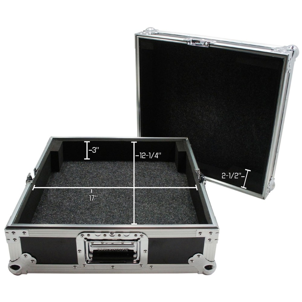 Harmony Audio Cases HCDJM2000 Flight Road Mixer Case Compatible with...