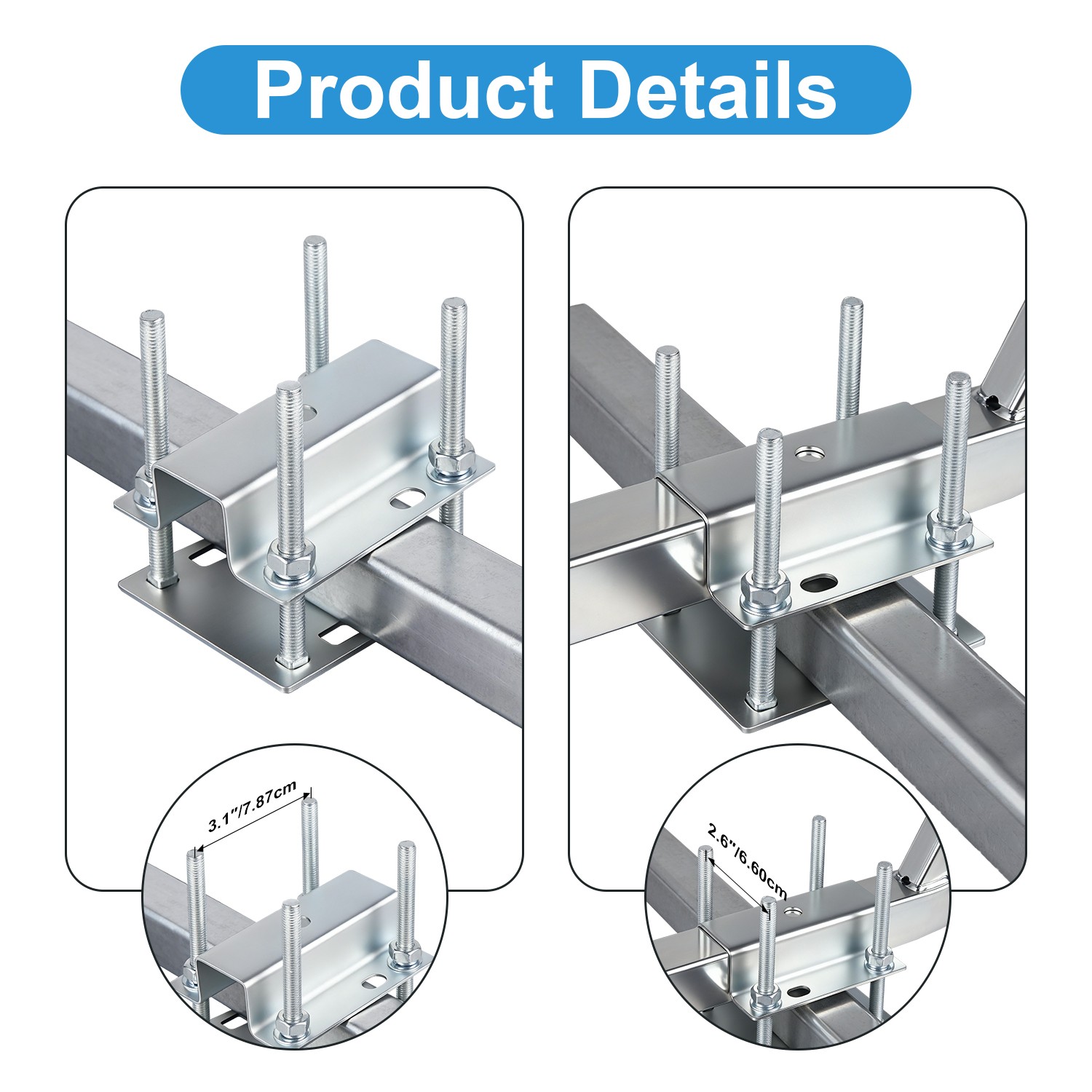 Boat Trailer Guide 31"-48" Adjustable Design, Boat Trailer Guides Poles Kits