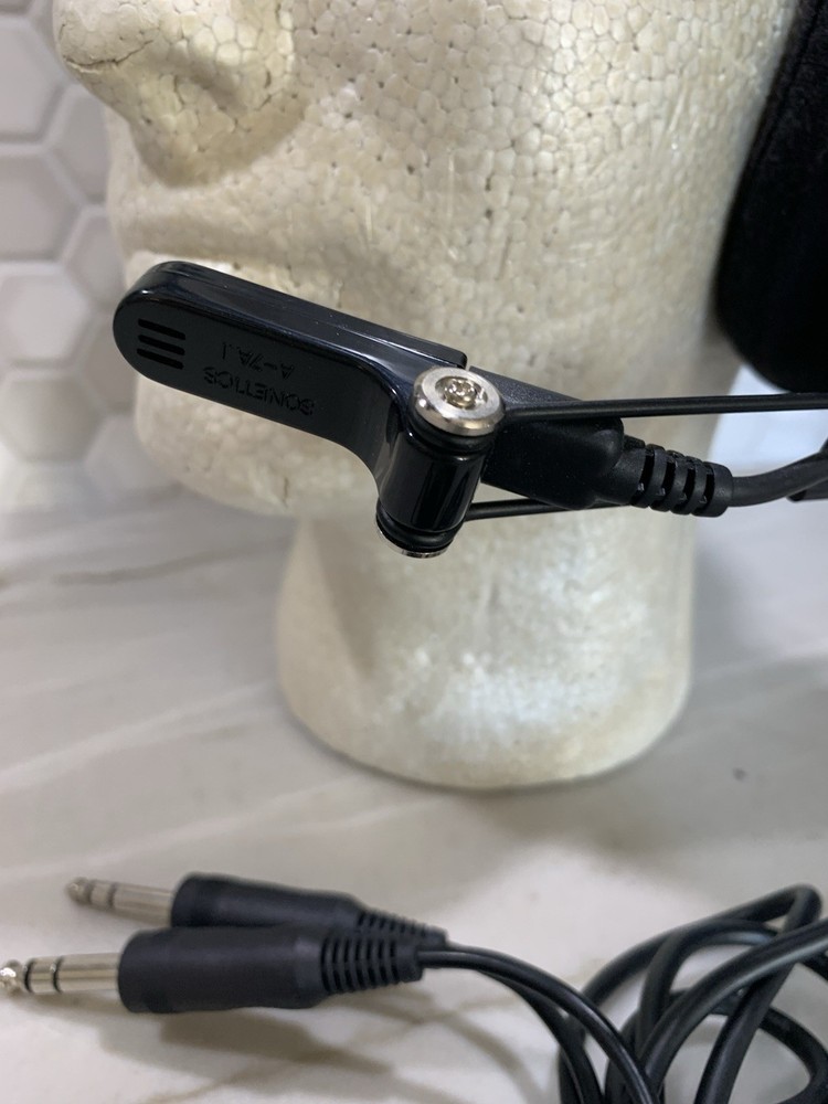 Flightcom Aviation Headset Black Model Unknown