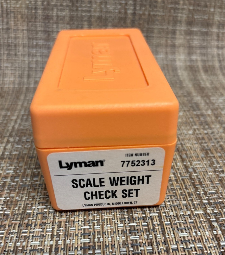 Lyman  7752313 Scale Weight Check Set  Reloading