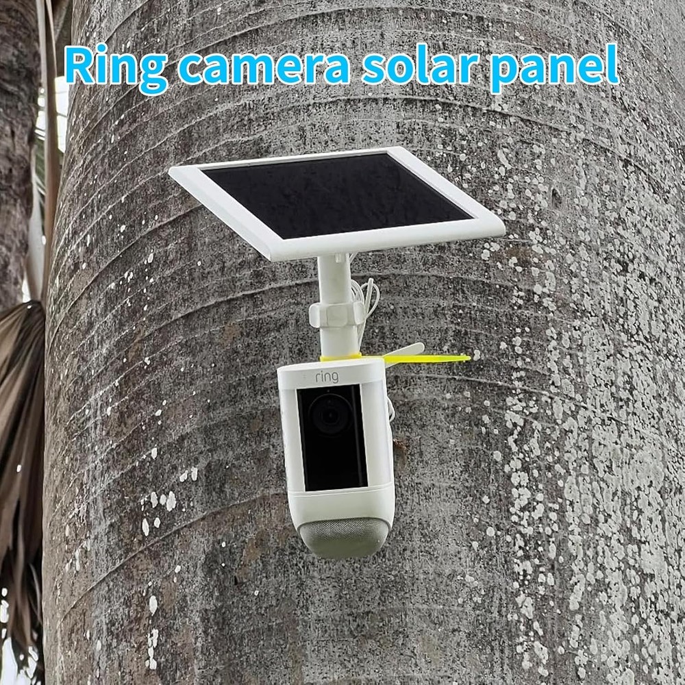 Solar Panel for Ring Camera, Compatible with Rings Spotlight Plus/Pro & 1Pack