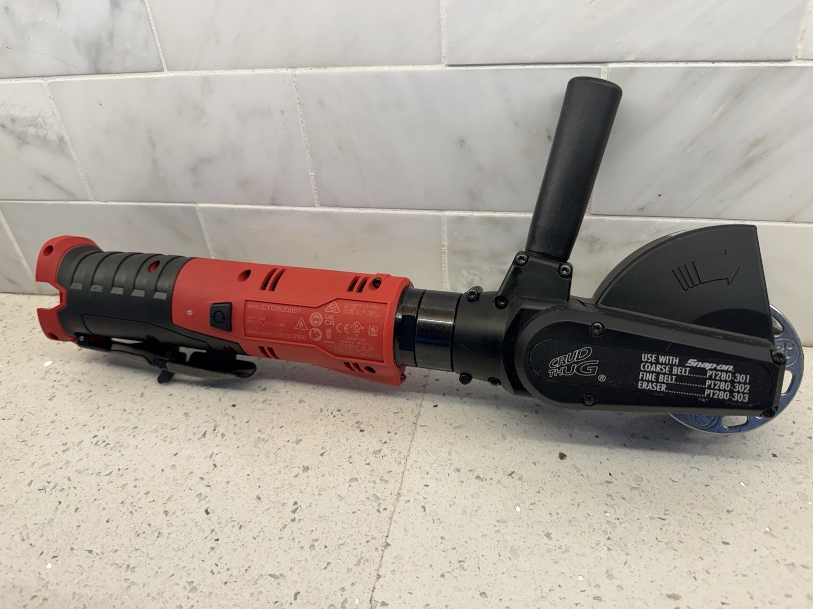 NEW Snap-on CTCRUD861DB 14.4V Lithium Ion Cordless Crud Thug Removal - Tool Only