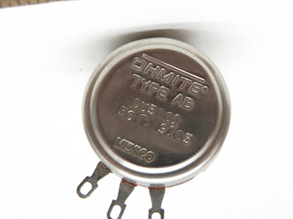 Ohmite CU-5001 Type AB Potentiometer 50-Ohm
