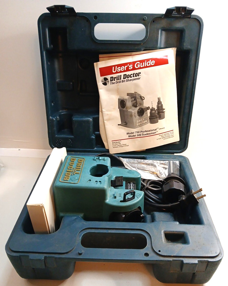 Drill Doctor DD500 Tradesman Drill Bit Sharpener Machine Incomplete PLEASE READ