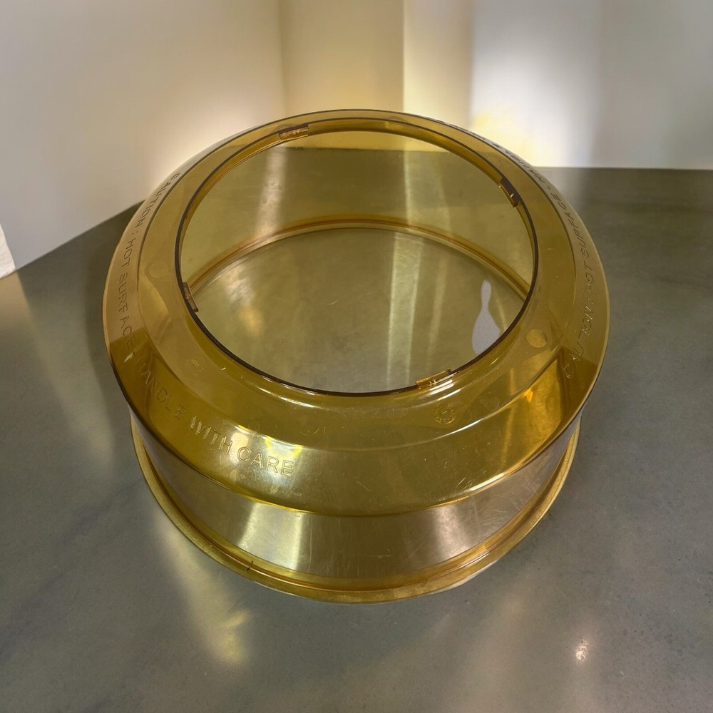 NuWave Pro Plus Infrared Oven Model 20601 Replacement Amber Plastic Dome Cover